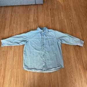 H&M Denim Button-Down Shirt